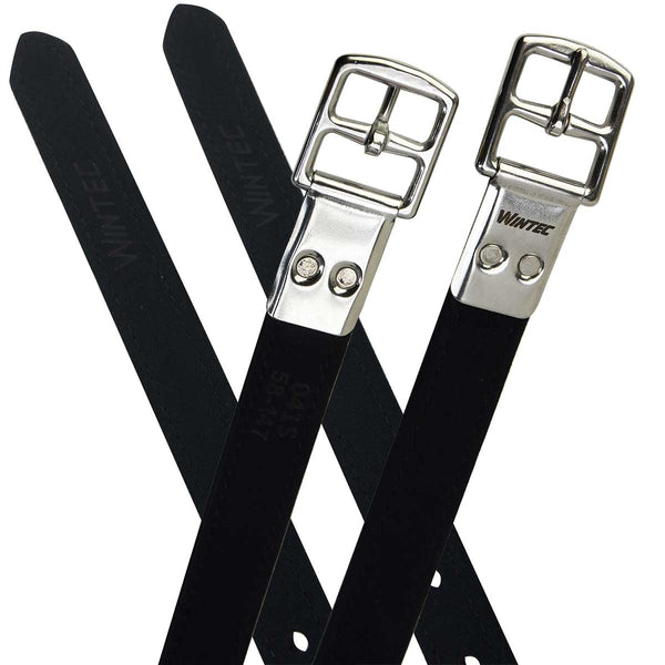 Wintec Pro Stirrup Leathers Black 140 cm